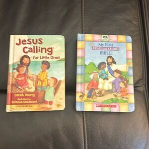 Religious Book Bundle. 2 Board Books. Jesus Calling for little ones.​